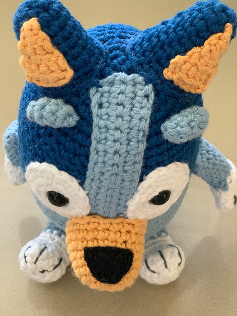 Blue Heeler Crochet Pattern Bluey Crochet Pattern Etsy Canada