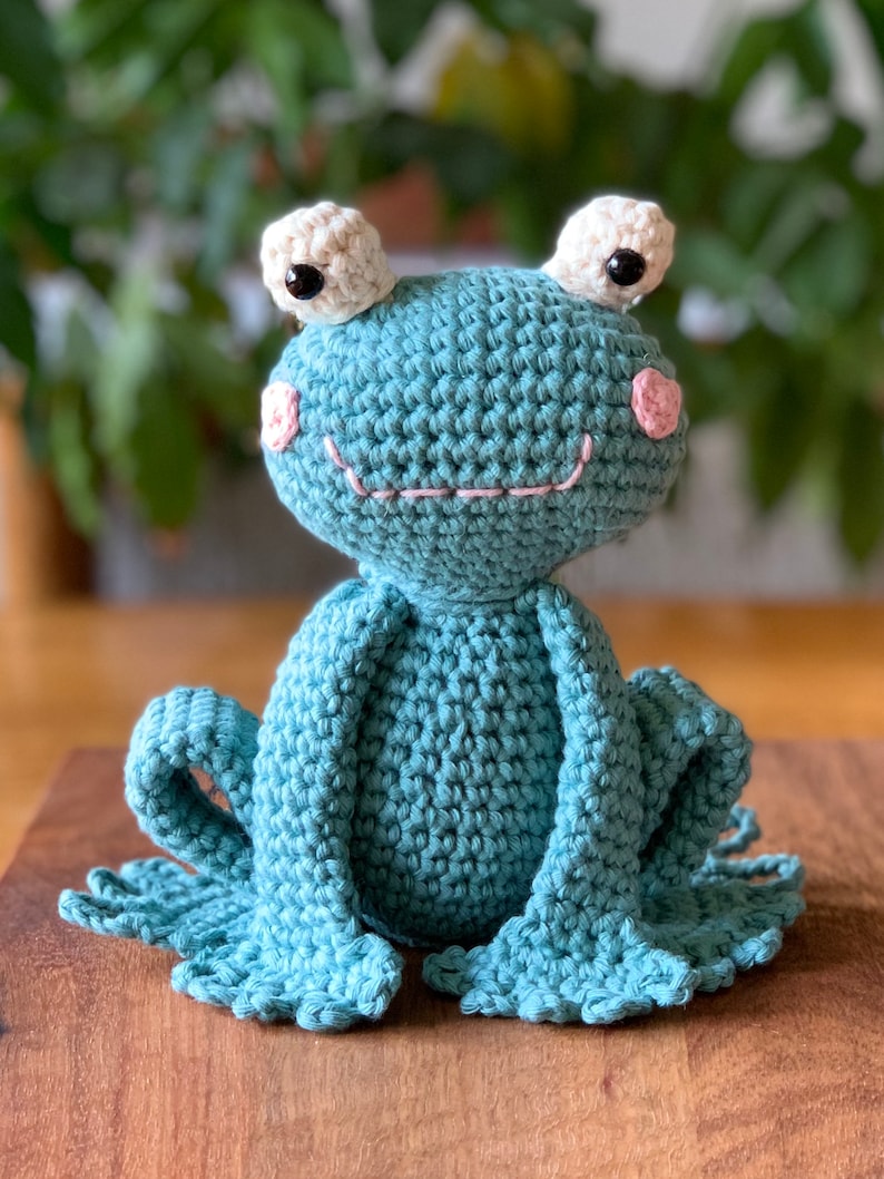 Frog Crochet Pattern Amigurumi Beginner/intermediate Etsy