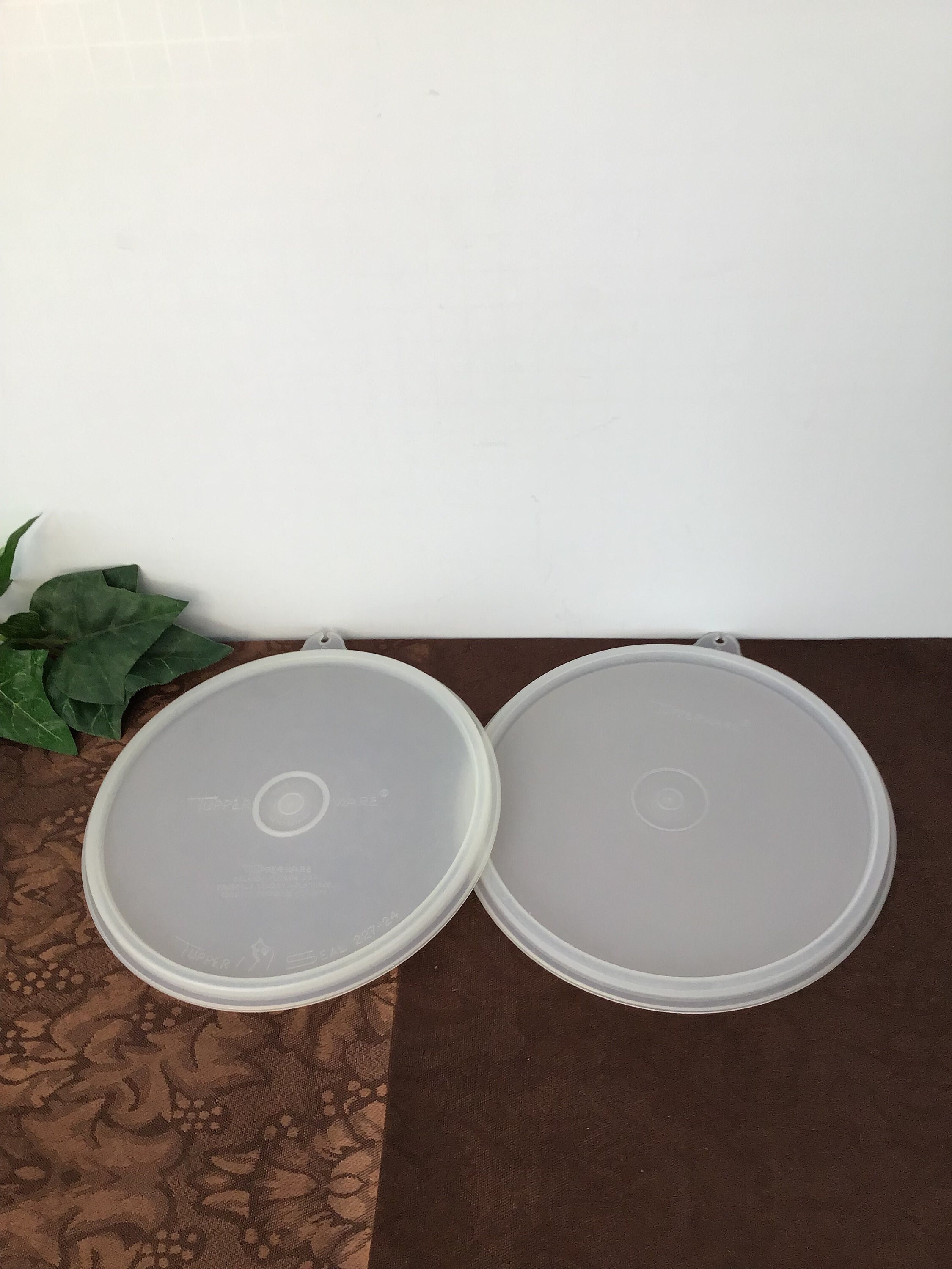 Tupperware 227 replacement lids only 6 inch inside groove diameter C lid