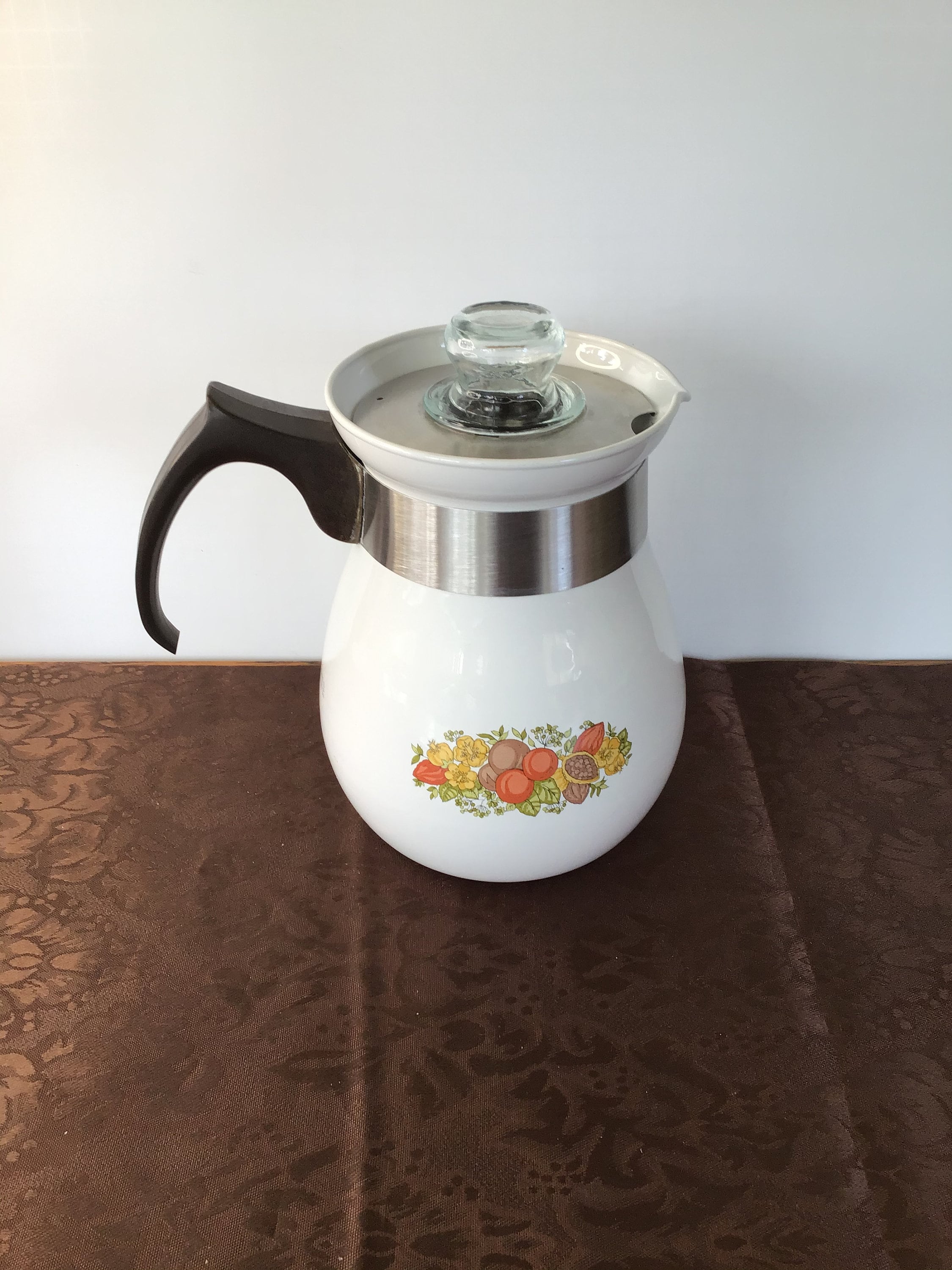 Sorrentina Coffee Online Store - Corning Ware 6 Cup Enamelware Coffee  Percolator VINTAGE Mint