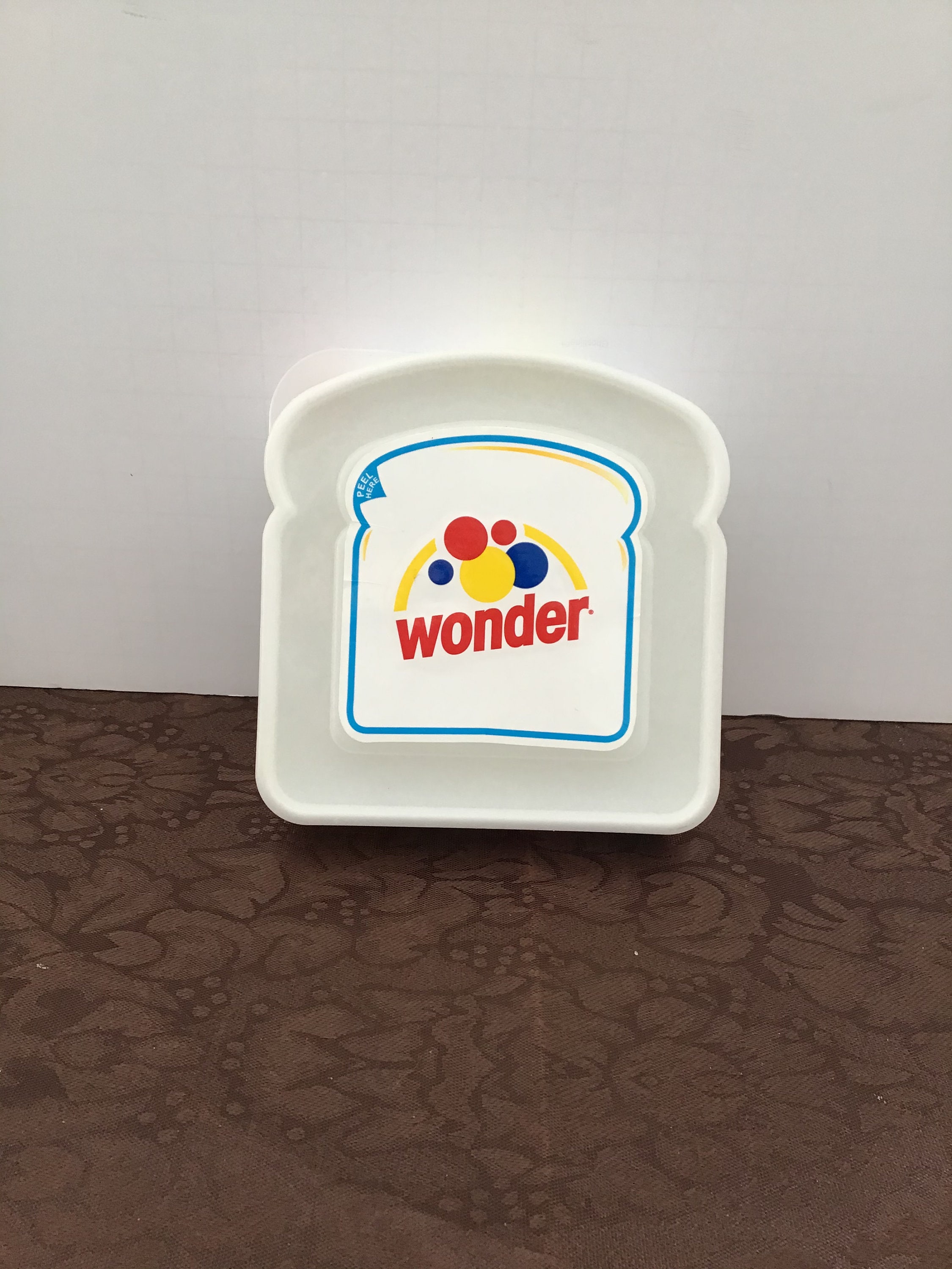Vintage WONDER BREAD Sandwich Keeper/ Lunch Box Plastic Etsy