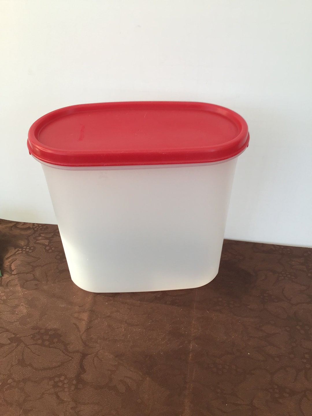 Tupperware Modular Mates Square Replacement Seal Red Lid Only