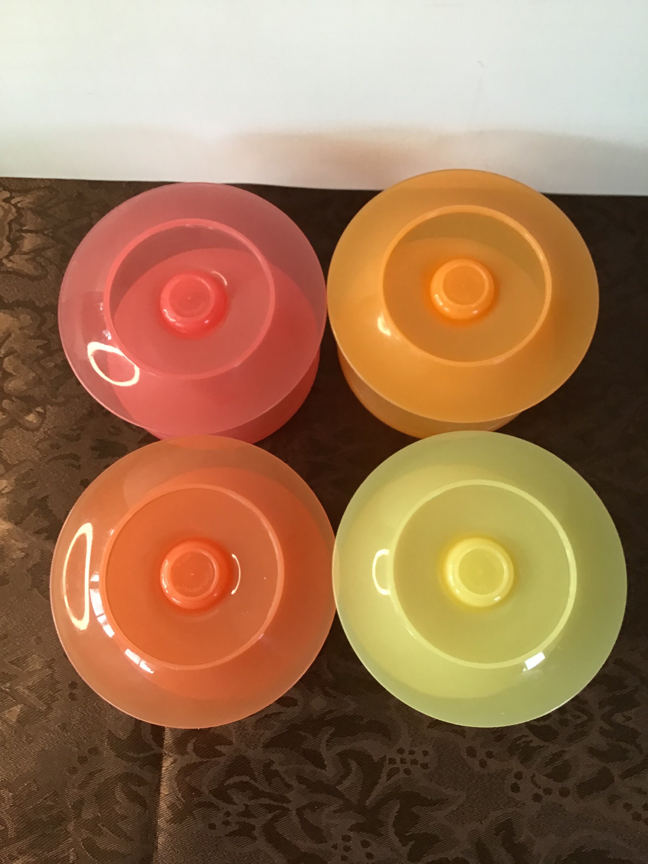 TUPPERWARE Dessert/jello/pudding Cups 754 Pastel Colors Etsy