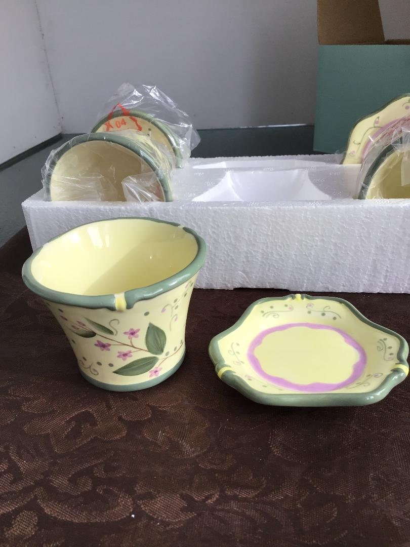 PARTYLITE Garden Lites Flower Pot Votive Holders Etsy