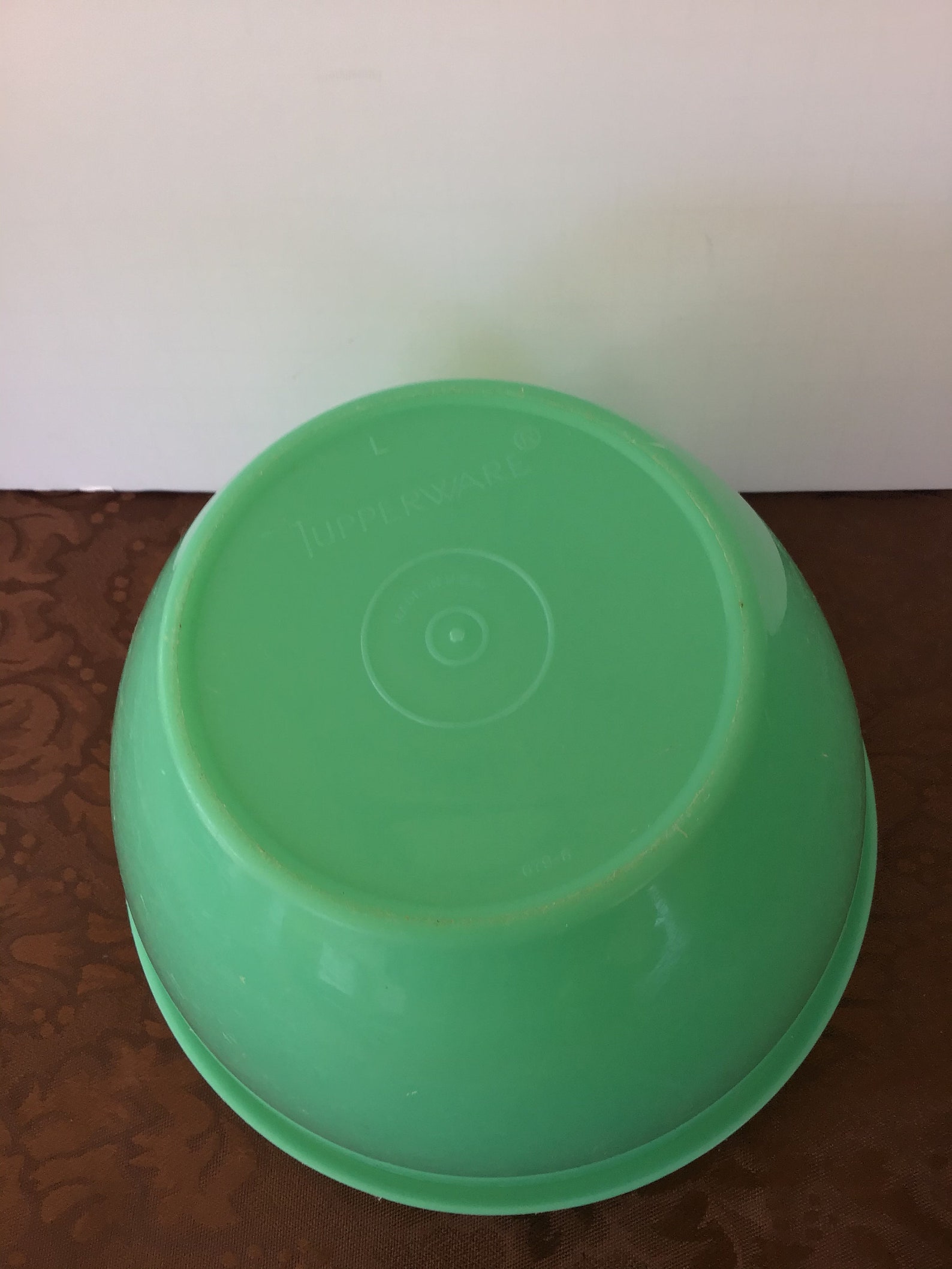 Vintage TUPPERWARE Salad Keeper 679 Bowl ONLY Jadeite Green Etsy