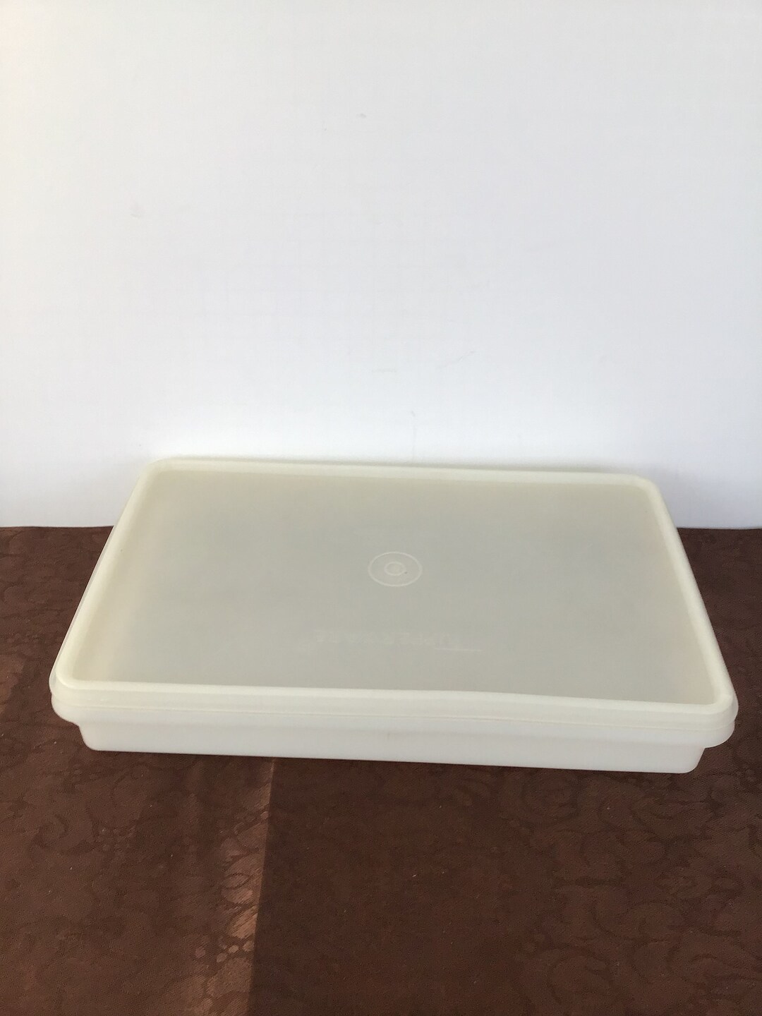 Vintage TUPPERWARE Sheer White Bacon Keeper 794 With 795 Lid Etsy