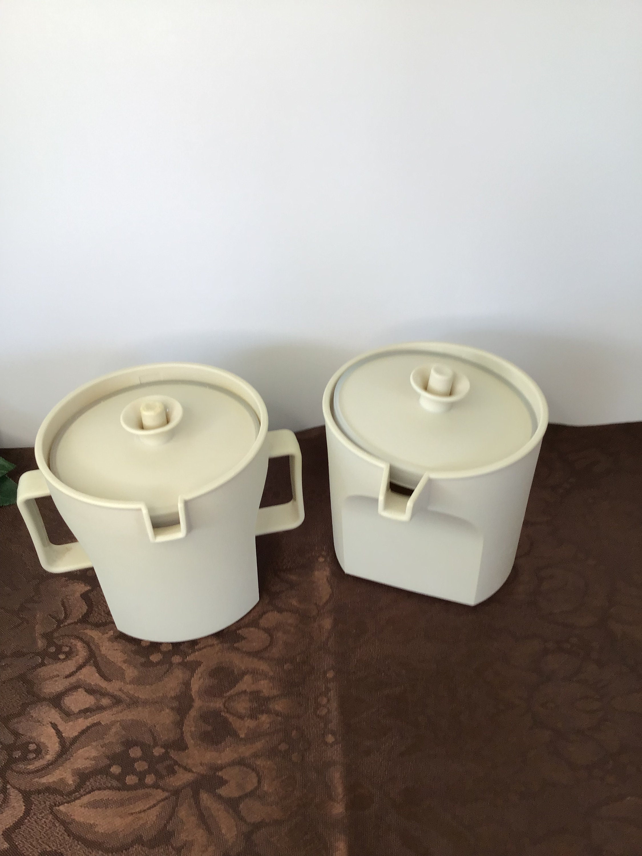 Tupperware Sugar and Creamer Set, Vintage Tupperware, Almond in Color –  Funkyhouse Vintage