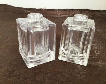 Vintage Miniature Hard Plastic Salt and Pepper Shakers