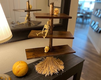 Broomstick Serving Shelf