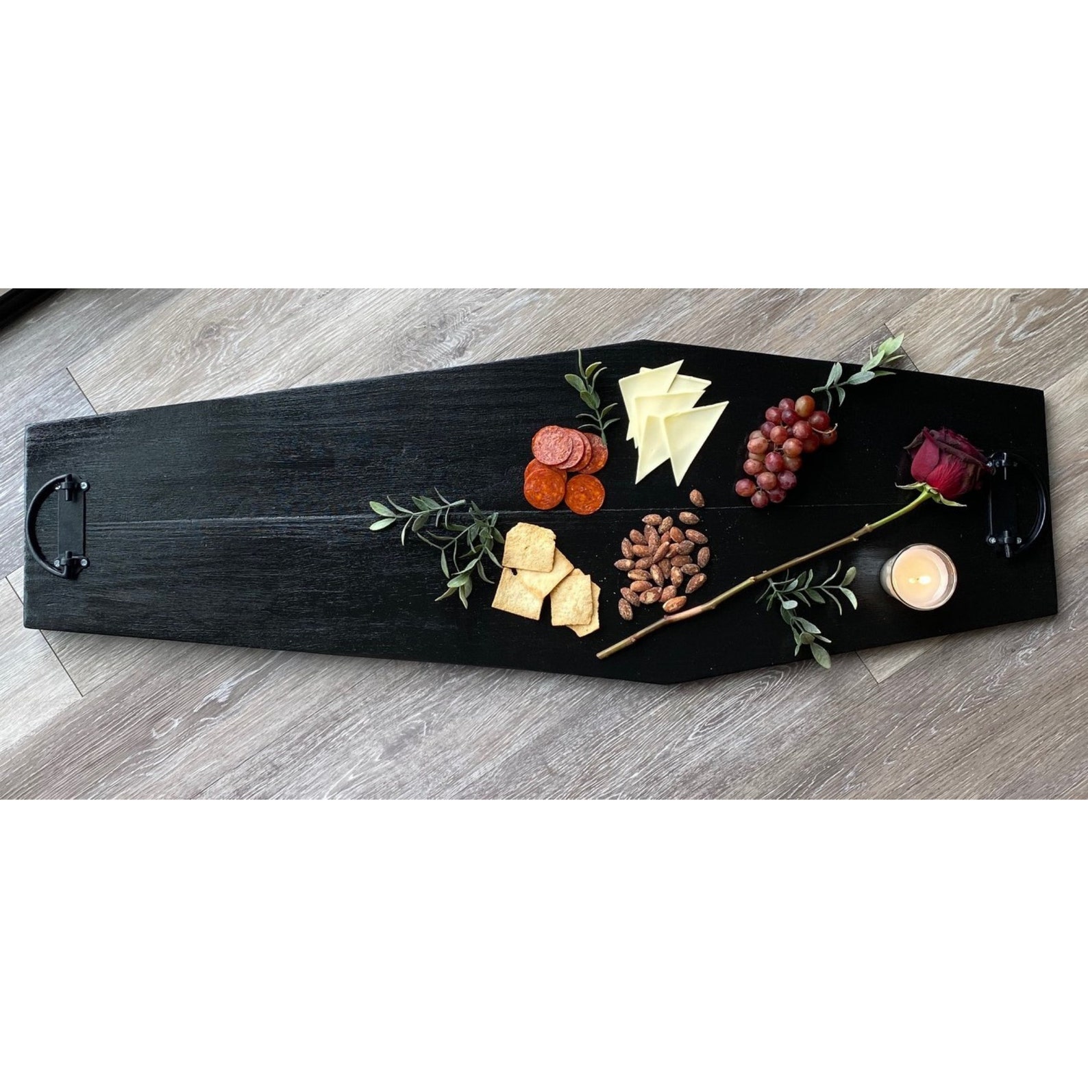 Gothic Coffin Serving Board Charcuterie Tray Etsy