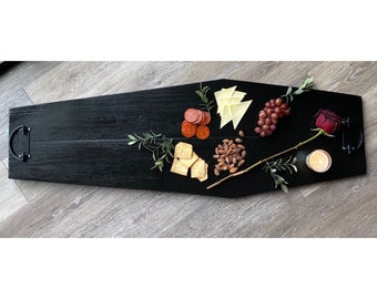 Gothic Coffin Serving Board - Charcuterie Tray