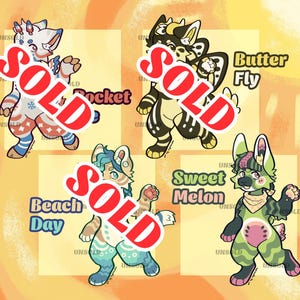 Pelzigen Anthro Fursona Adopts Adoptables Charakter Designs