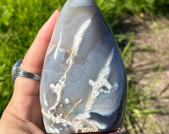 Orca Agate Polished 4" Freeform
