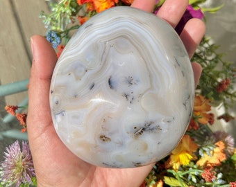 Amazing Dendritic Agate Large Palmstone