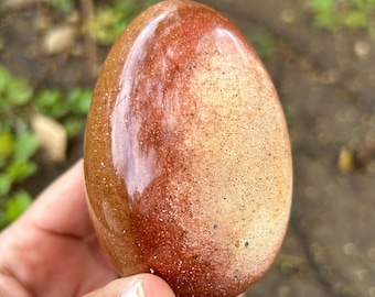 Beautiful Polychrome Jasper 3" Egg Carving
