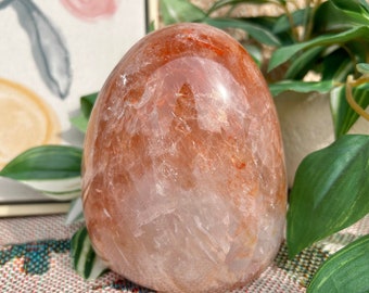 Red Hematoid "Fire" Quartz Polished Freeform *Imperfect*