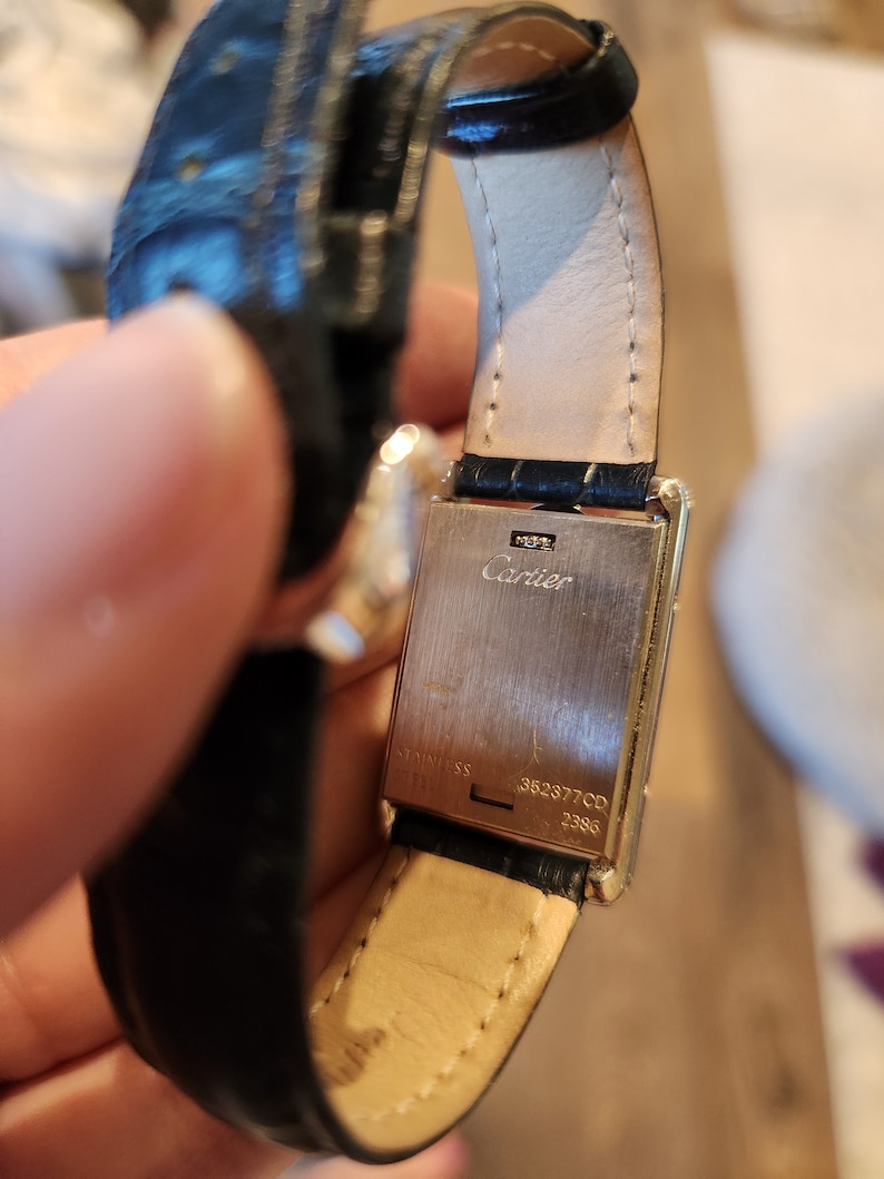 Cartier Vintage womens Basculante Tank model watch 2001 image 1