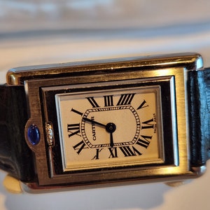 Cartier Vintage womens Basculante Tank model watch 2001 image 6