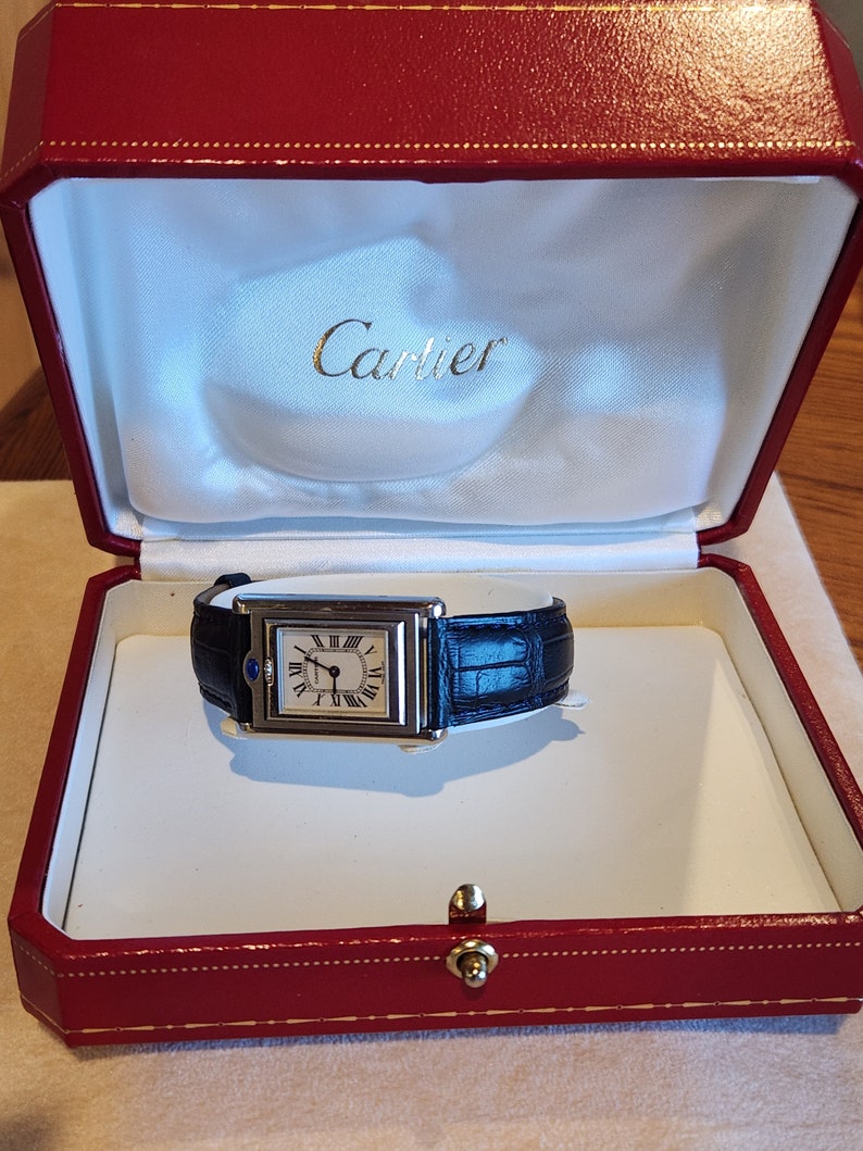 Cartier Vintage womens Basculante Tank model watch 2001 image 4