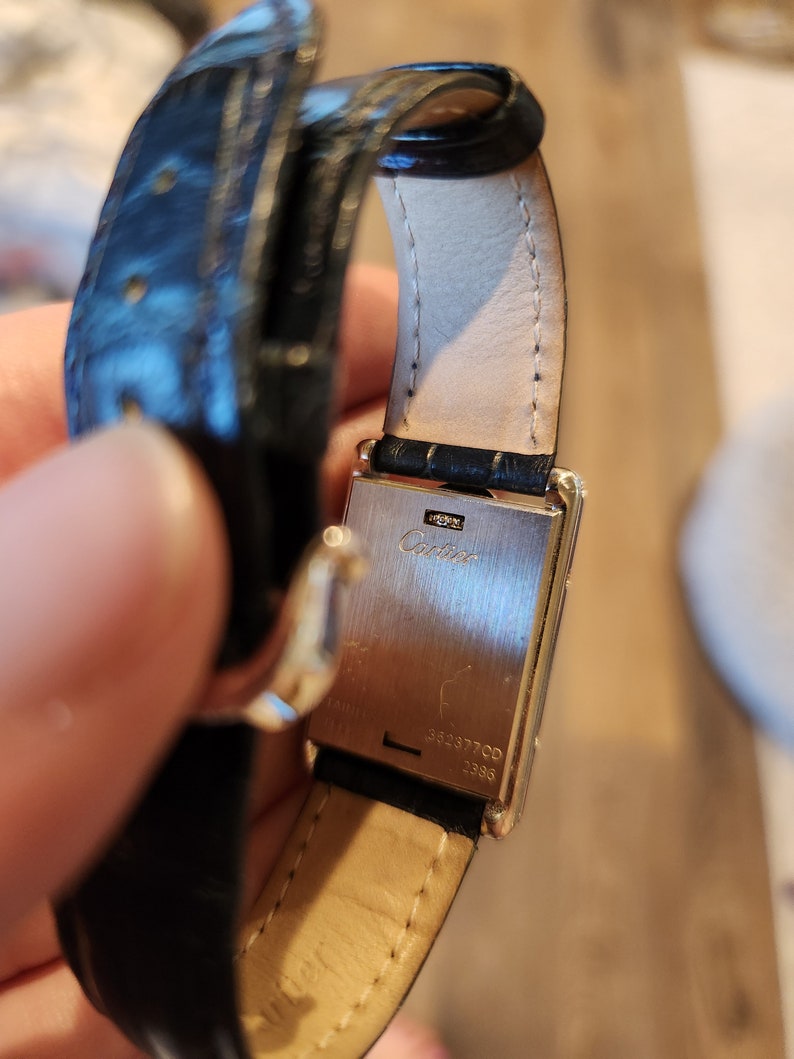 Cartier Vintage womens Basculante Tank model watch 2001 image 2