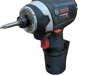 Bosch 12V Drill & Impact Driver Wall Mount | 3D Printed Tool Organizer | Cordless Drill Holder for Garage or Workshop