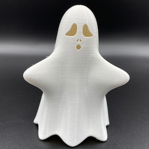 Spooky Ghosts w/ Flickering LED Candle Halloween Decor MCGadgets Wall Art Halloween image 7