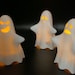 Spooky Ghosts w/ Flickering LED Candle | Halloween Decor | MCGadgets