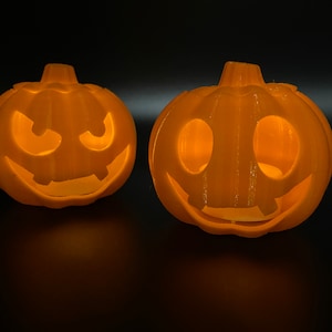 Jack-O-Lantern-Kürbis mit flackernder LED-Kerze | Halloween Deko | MKGadgets | Wandkunst | Halloween | Wohndeko