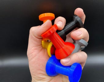 Giant magnetic push pins | refrigerator magnets | secure | heavy duty