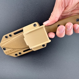 Ka-Bar Becker Harpoon Mount Vertical Carry Accessory | Screw In Place | Tactical Knife Sheath Adapter