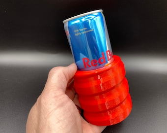 Porta-copos Slim para latas | Compatível com Red Bull | Suporte para bebidas energéticas | Cores personalizadas