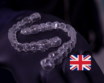 Dental Orthodontic Essix Retainers | Custom fit UPPER & LOWER Guards - (Free Case)