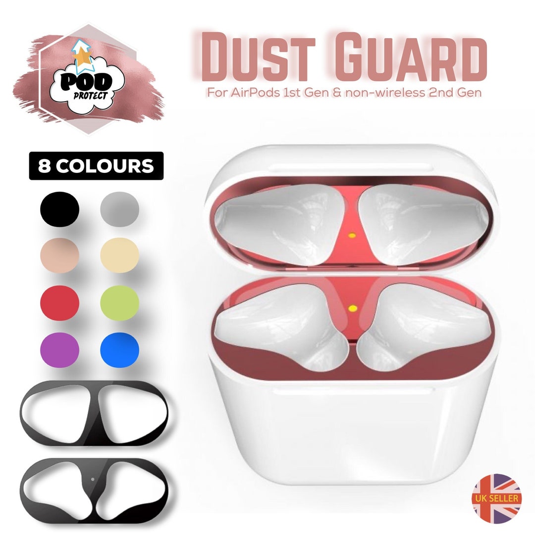Custom Cut Out Dust Guard Airpods AirPod 1st/2nd Gen Metal Film Sticker