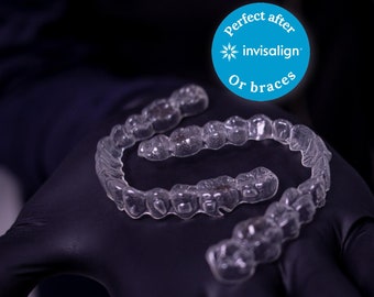 Dental Orthodontic Essix Retainers | Night guards | custom fit UPPER & LOWER - (Free Case)