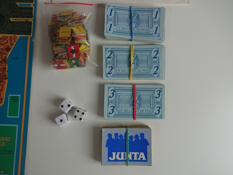 Vintage 1985 Junta board game by West end games Banana Etsy