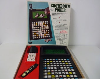Showdown Poker by E.S. Lowe Vintage 1971 Edition Portable 
