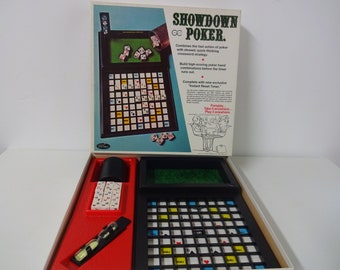 Showdown Poker by E.S. Lowe Vintage 1971 Edition Portable