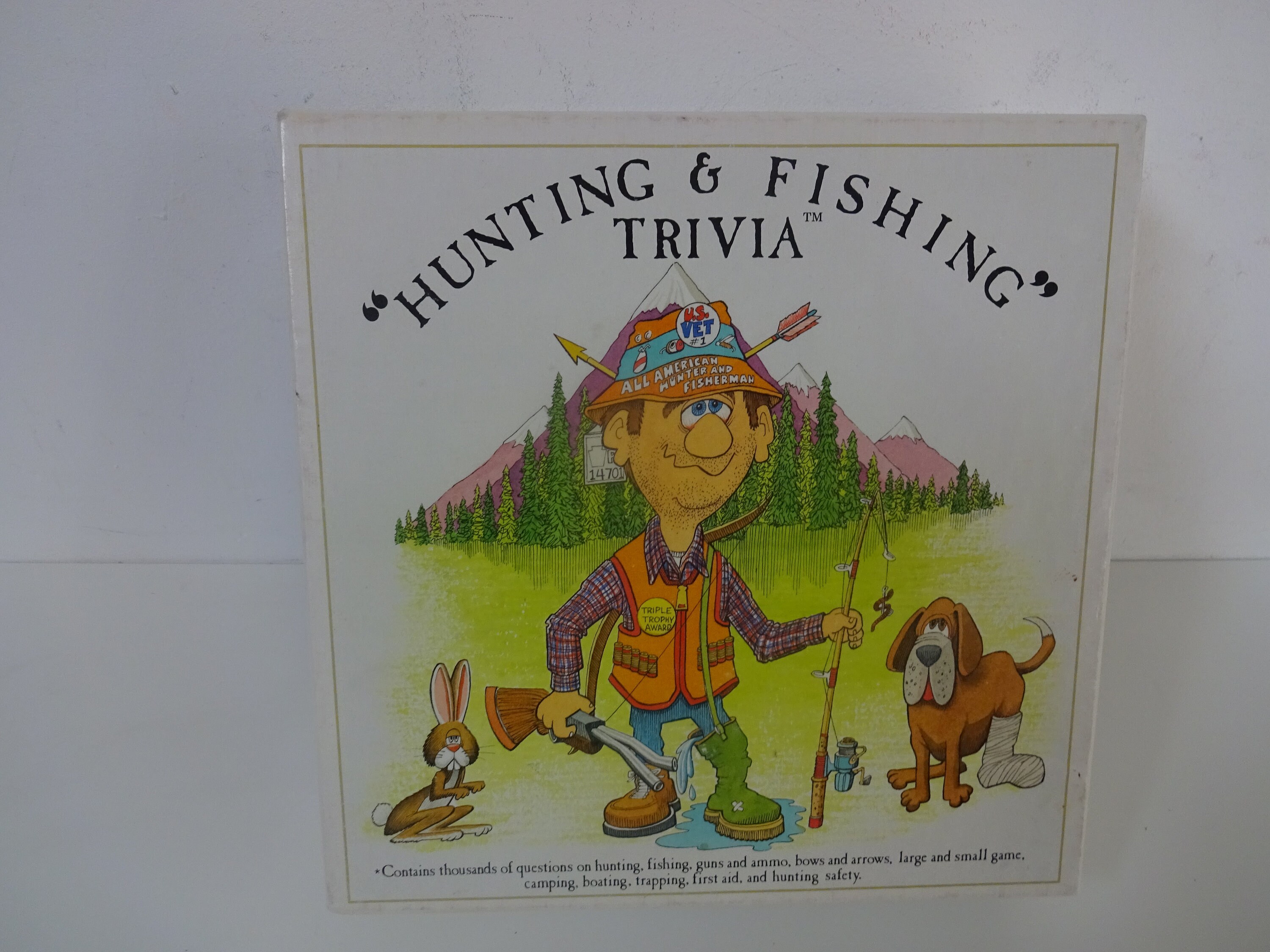 Vintage 1985 Hunting and Fishing Trivia Board Game Etsy UK