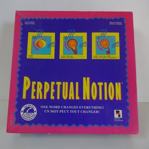Vintage 1993 Perpetual Notion board game by Playtoy Industries