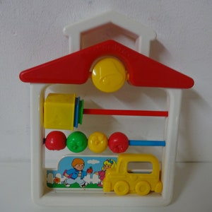 Vintage 1991 Fisher Price Discovery beads Counting toy #1062 toddler baby toy