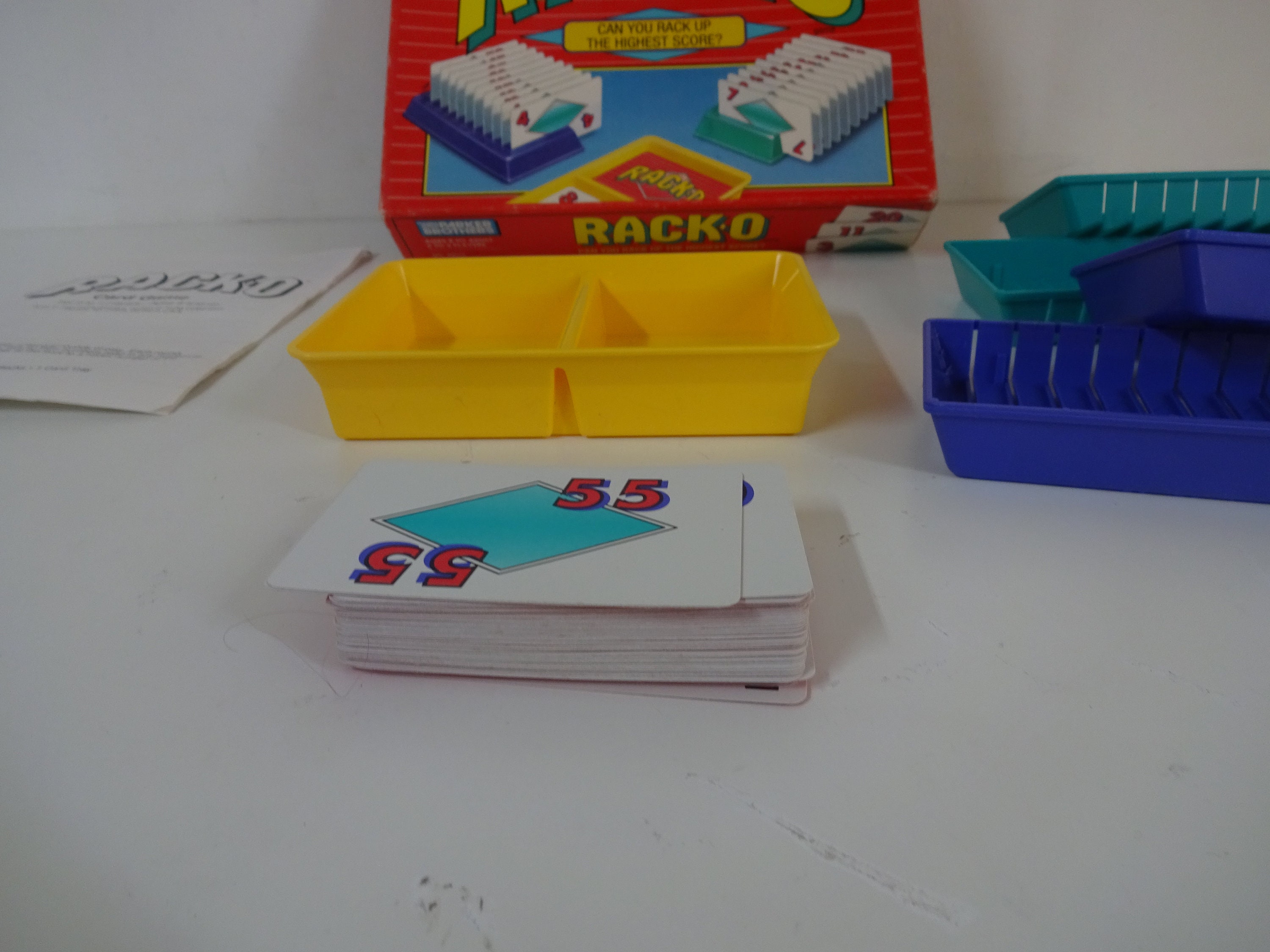 Vintage 1992 Rack-o Game Racko Game Card Game by Parker Brothers - Etsy