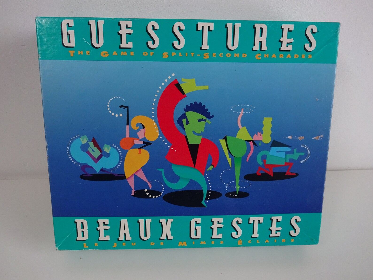 Mazzo Di Carte Per Il Gioco Guesstures (Milton Bradley, 1990) - Solo Carte, Usate