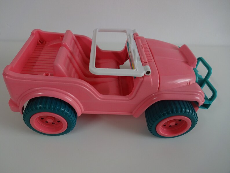 Vintage 1987 Barbie Western fun Desert rider Jeep by Mattel Etsy
