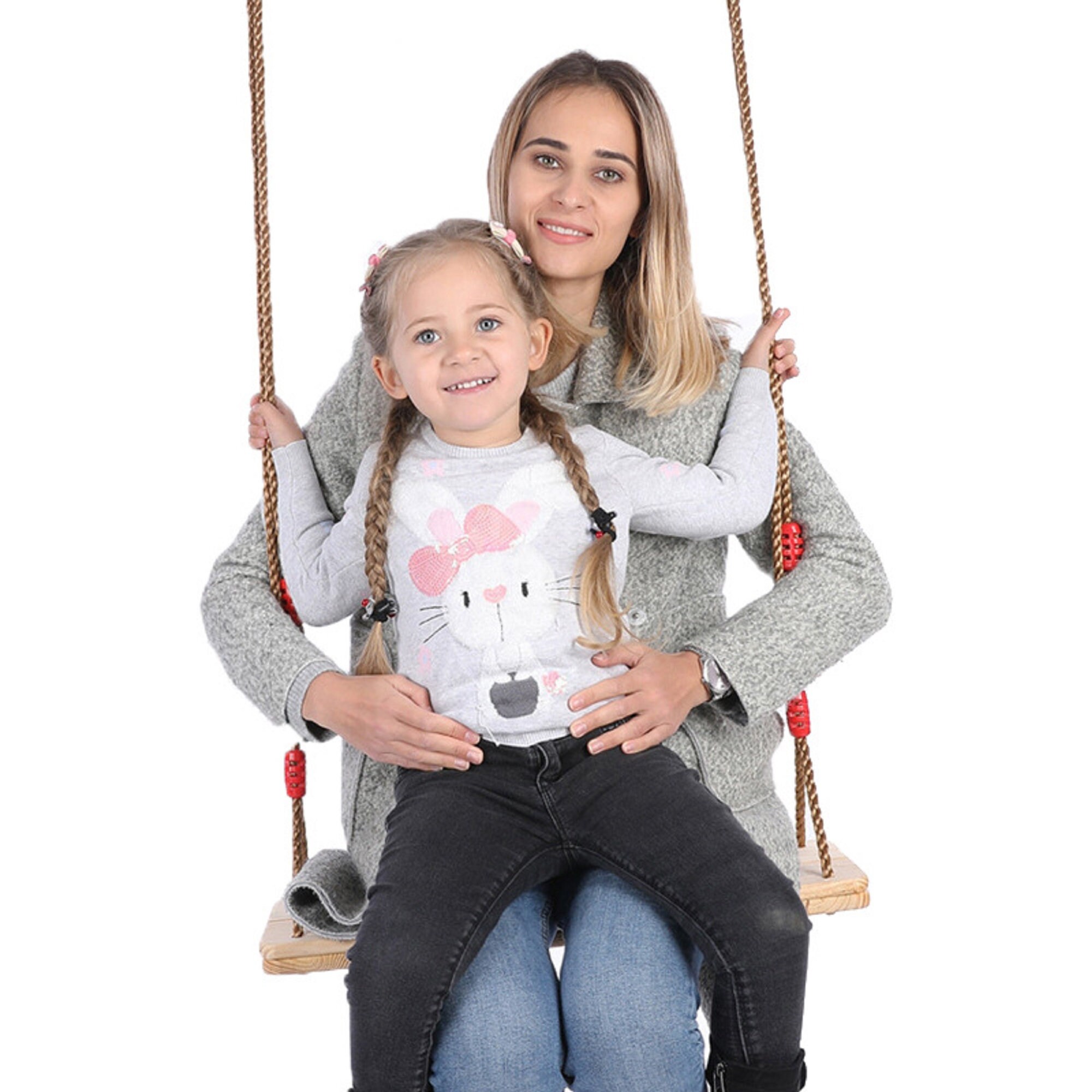 Columpio de los niños Columpio de madera Swing interior para | Etsy