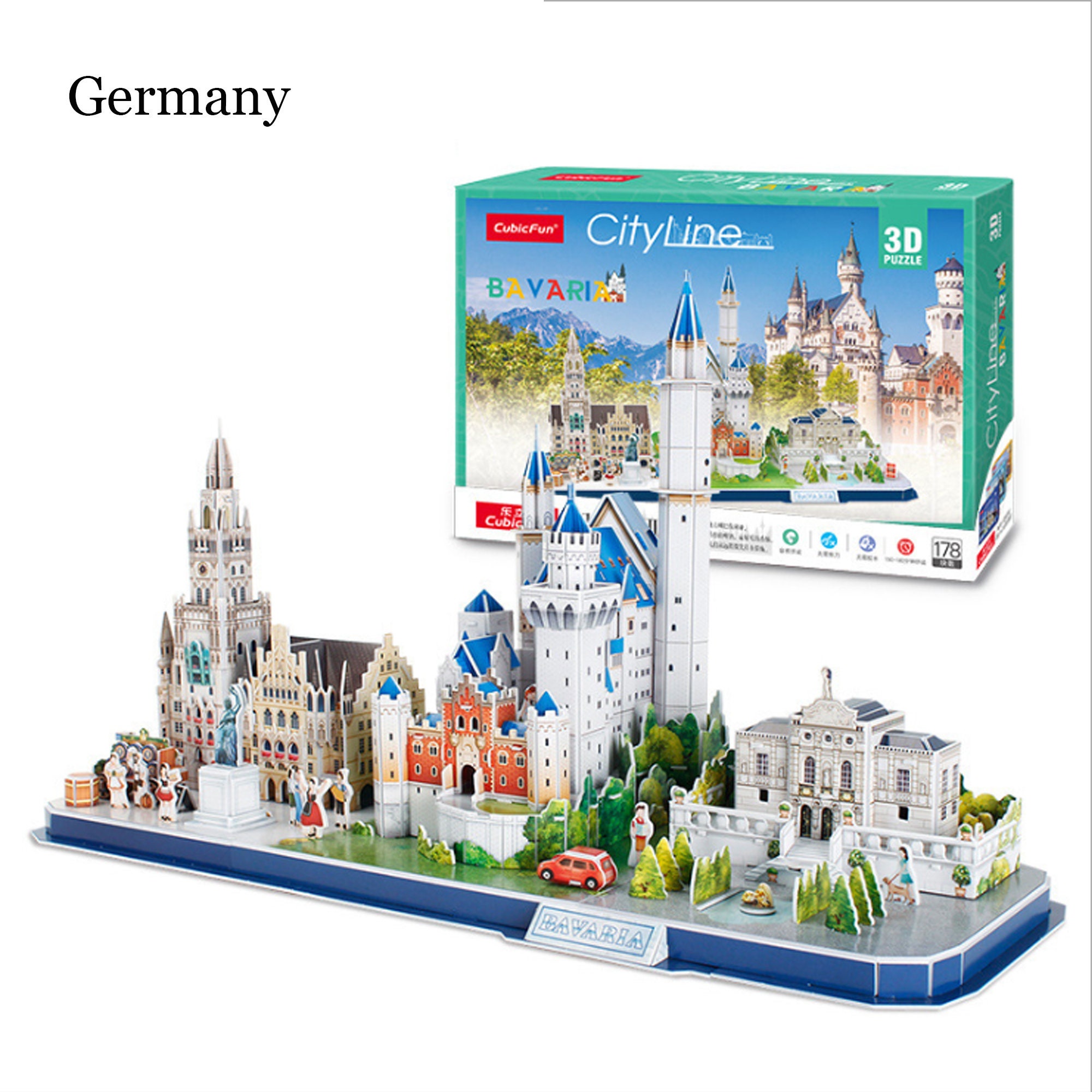 3D City Puzzles Paper Building Puzzles City Building Etsy