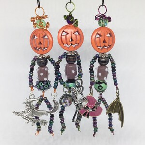 Hanging Pumpkin Ornaments for Halloween Tree