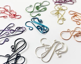 Wire ornament hooks with color options for trees wreaths and garlands