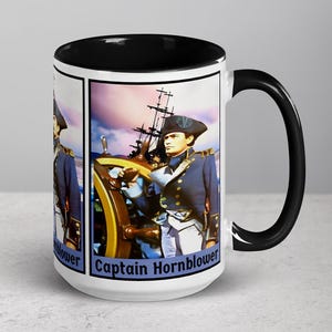 Captain Horatio Hornblower: Gregory Peck Premium Coffee Mug 15oz Perfect Gift Item for Fans of Swashbuckler & Pirate Movies!