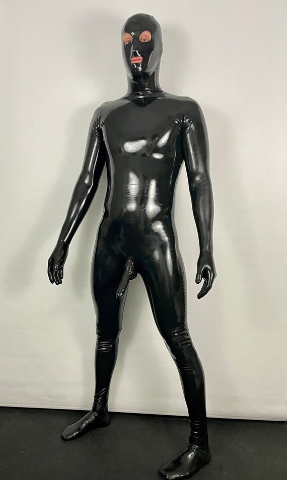 Catsuit Latex Full Body, Gloves, Socks,hood, Penis Sheath 0.4 Mil 100% Latex  -  Canada