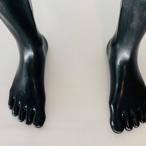 Latex Rubber Toes Socks fashion for catsuit 0.4mm